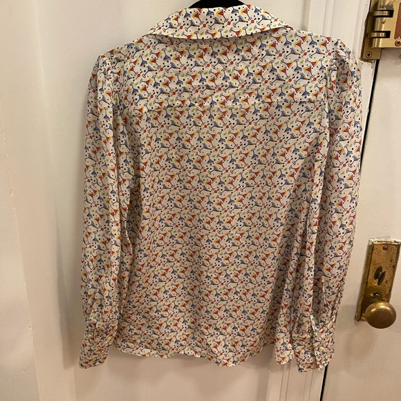 Silk Alice + Olivia button-down - Picture 4 of 7